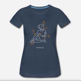 Asana T-Shirt Frau navy