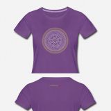 T-Shirt Mandala Frauen lila