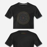 T-Shirt Mandala Männer schwarz